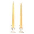 thumbnail image 1 of 1 Pair Taper Candles Unscented 10 Inch Peach Tapers .88 in. diameter x 10 in. tall, 1 of 2