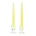 thumbnail image 1 of 1 Pair Taper Candles Unscented 15 Inch Pale Yellow Tapers .88 in. diameter x 15 in. tall, 1 of 1