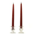 thumbnail image 1 of 1 Pair Taper Candles Unscented 6 Inch Burgundy Tapers .88 in. diameter x 6 in. tall, 1 of 1