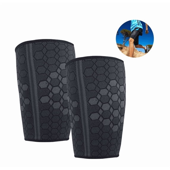 1 Pair Thigh Compression Sleeves For Quad and Hamstring Support Upper ...