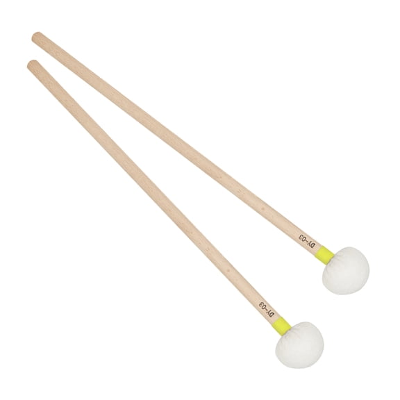 1 Pair Timpani Stick Felt Head Drumstick Musical Instrument Parts for Beginners