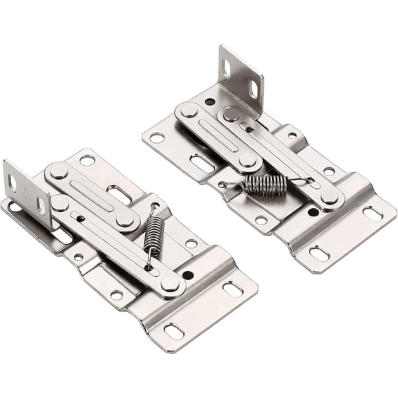 1 Pair Tip Out Tray Hinges, Standard Sink Hinges for Sink-Front Drawer, Steel
