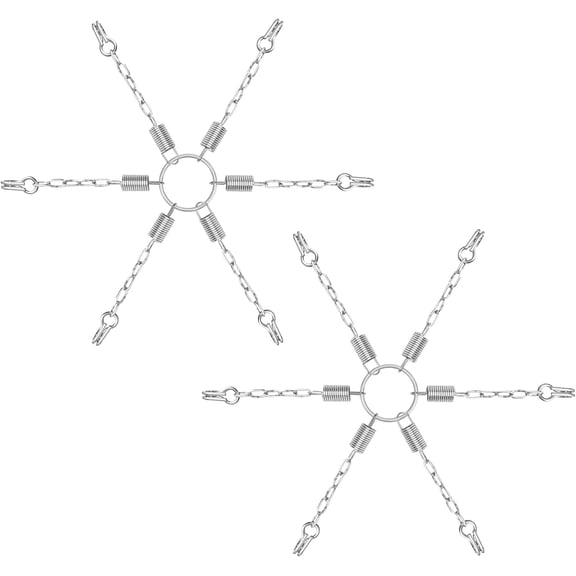 1 Pair Tire Chain Tensioners, Trunk Spring Tighteners, Garden Tractor Tire Chain Tighteners (2pcs)