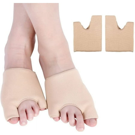 1 Pair Toe Cushion Pads, Soft Silicone Gel Toe Spacers, Little Toe Separators for Foot Comfort, Discreet Toe Guard for Daily Wear