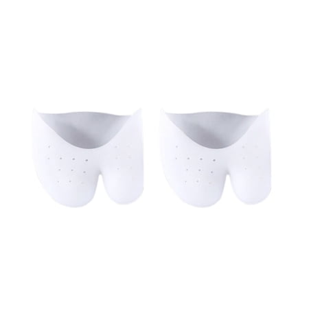 1 Pair Toe Separator Silicone Unisex Straightener Breathable Anti\-slip Toe Cover Foot Care Tool A