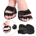 thumbnail image 1 of 1 Pair Toe Straightener Splint Open Five-Toes Socks Forefoot Pads, Non- Ball of Foot Cushions Toe Supports for Overlapping Toes Crooked Hammer Toes Hallux Valgus, 1 of 7