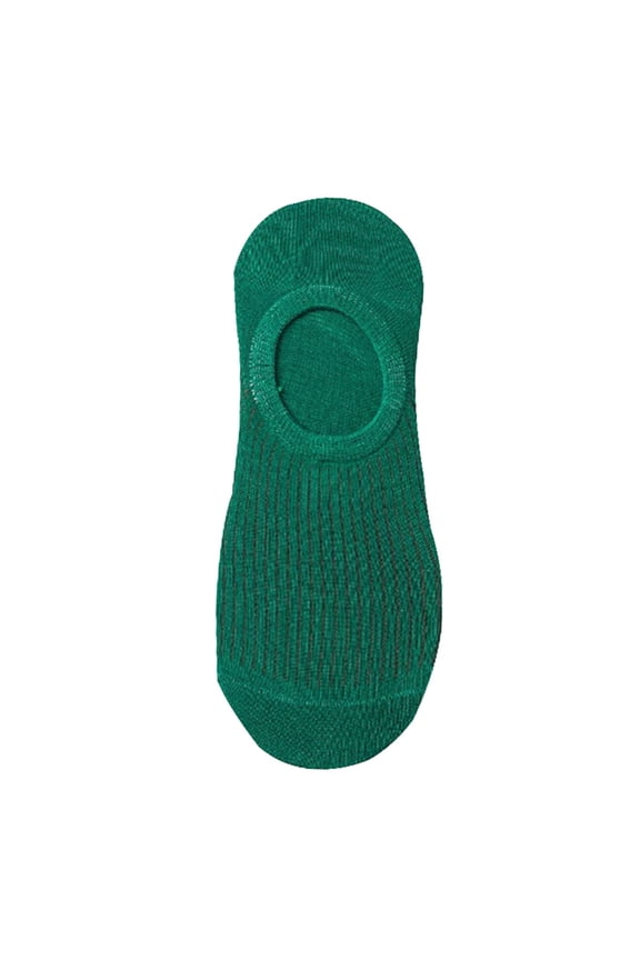 1 Pair Trainer Socks for Men/Women - Non- Silicone Solid Socks, Polyester Material, One Size Fits All