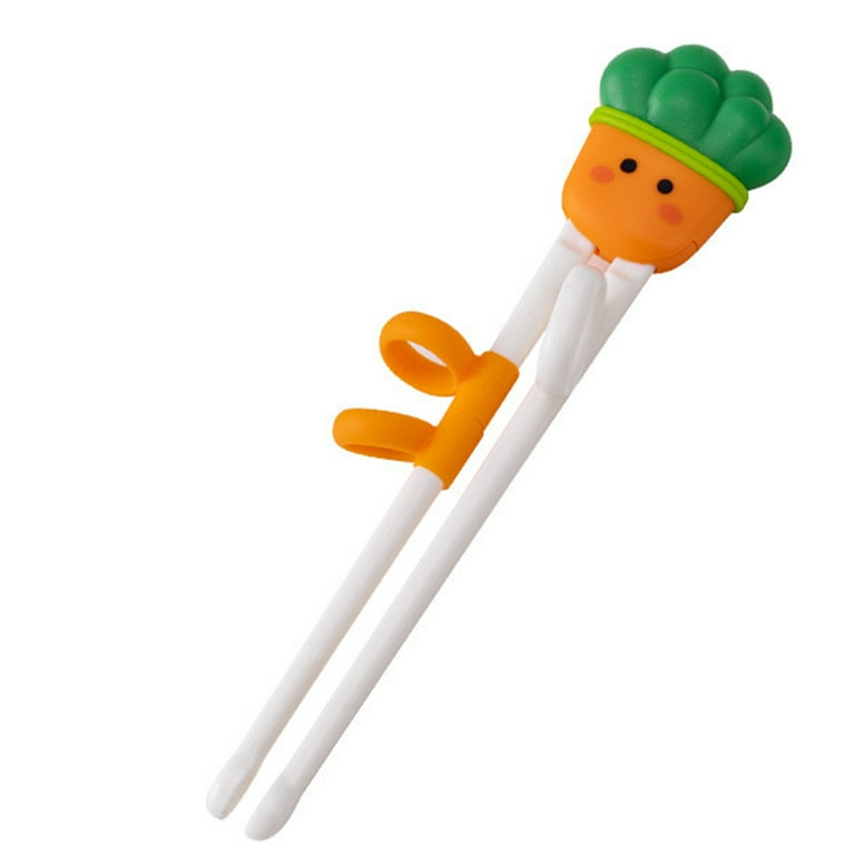 1 Pair Training Children Beginners Chopsticks Fun and Easy to Use Cheater Chopsticks Learning Chopstick Helper Plastic Chopsticks for Beginners