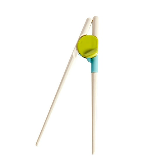 1 Pair Training Children Beginners Chopsticks - Fun and Easy to Use Cheater Chopsticks, Learning Chopstick Helper, Plastic Practice Chopsticks for Kids & Adults - Reusable & Dishwasher Safe