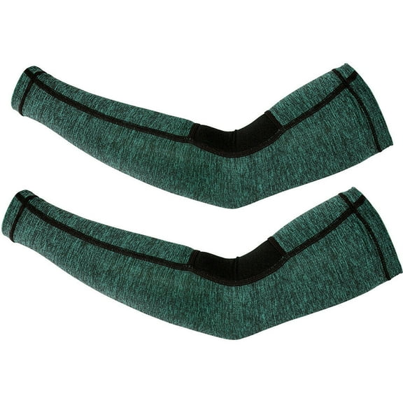 1 Pair UV Sun Protection Arm Sleeves UPF 50 Sports Cooling Arm Compression Sleeves for Men Women