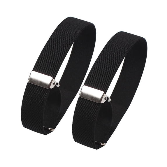 1 Pair Unisex Elastic Armband Shirt Sleeve Women Men Adjustable Arm Cuffs W7G7 Bands Accessori Wedding Clothing For Party