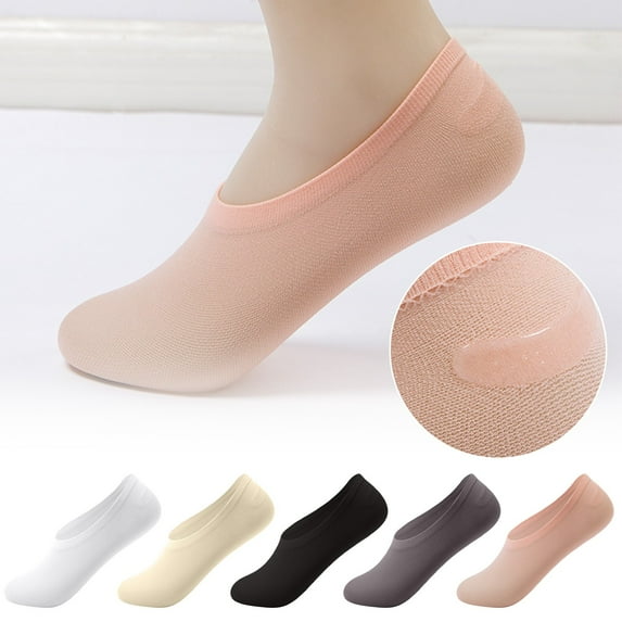 1 Pair Unisex Non-Slip Grip Socks - Striped Comfort Short Stockings with Arch Support for Men & Women, Hospital, Yoga, Sports, Lounge (Multicolor)