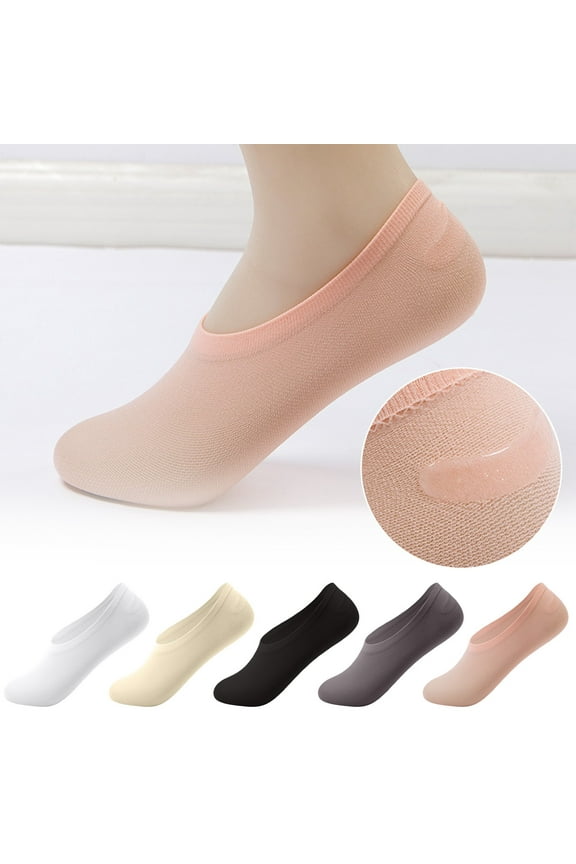 1 Pair Unisex Non-Slip Grip Socks - Striped Comfort Short Stockings with Arch Support for Men & Women, Hospital, Yoga, Sports, Lounge (Multicolor)