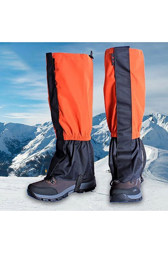 1 Pair Unisex Waterproof Leg Cover Ski Gaiter Hiking Camping Snow Boots Hunting Travel Climbing Windproof Leggings