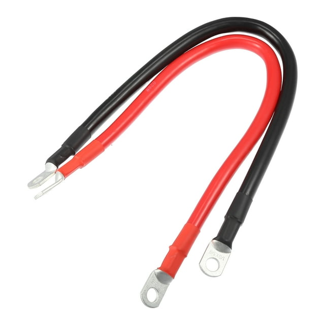 1 Pair Universal 1/0 Gauge AWG Car Battery Cables Battery Inverter