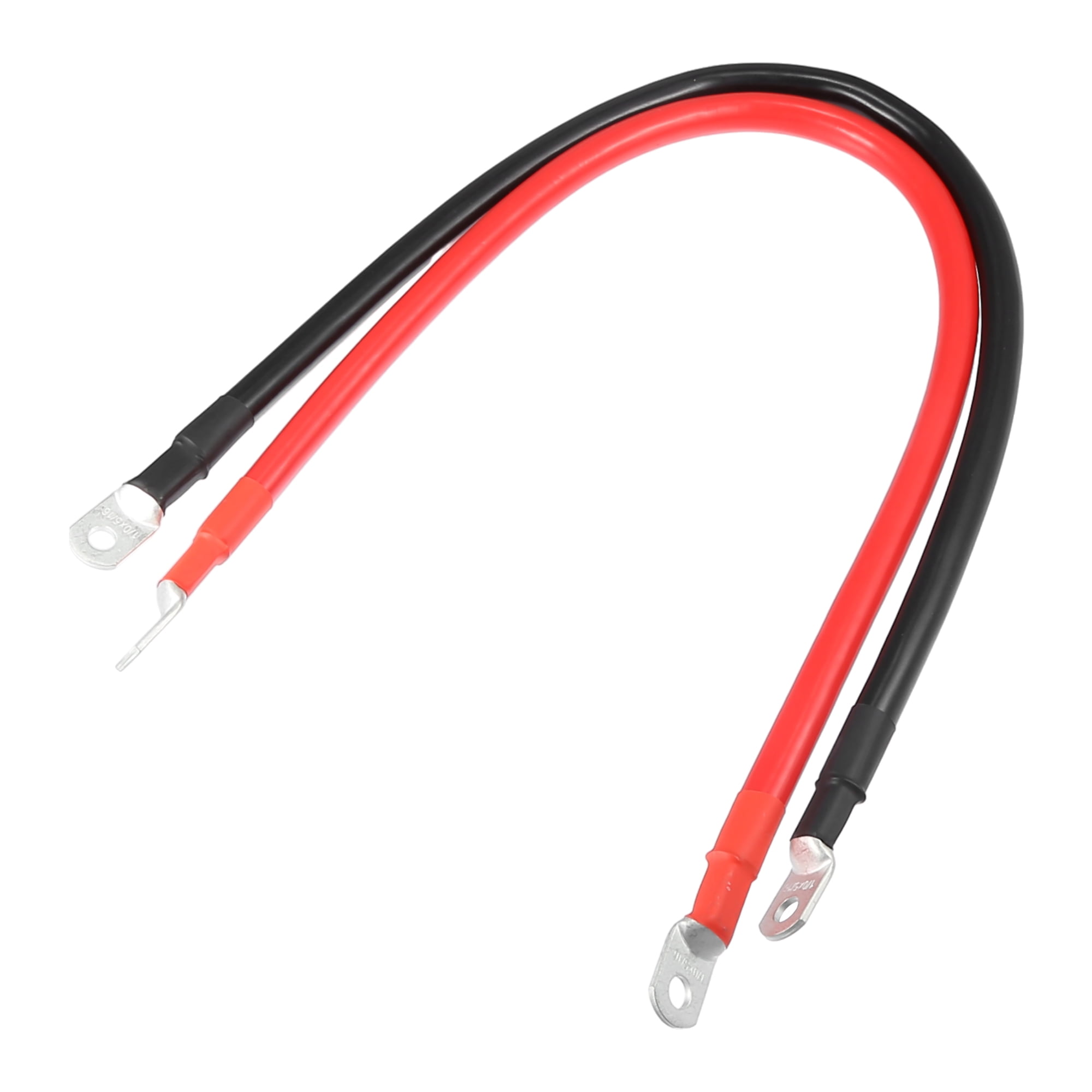 1 Pair Universal 1/0 Gauge AWG Car Battery Cables Battery Inverter