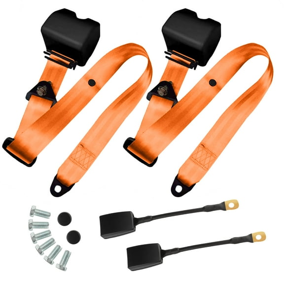 1 Pair Universal 3-Point Seat Belt Pads, Quick Release Backpack Attachment Straps, Pack Accessory Straps, Universal Fit for Golf Carts, UTV, Trucks