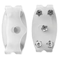 thumbnail image 1 of 1 Pair Universal 5-Tooth Ice Cleats for Shoes Boots, Translucent Anti-Slip Traction Cleats for Snow and Ice, Easy Step-in Design, Winter Outdoor Anti-Skid Shoe Covers Crampon(Clear), 1 of 7