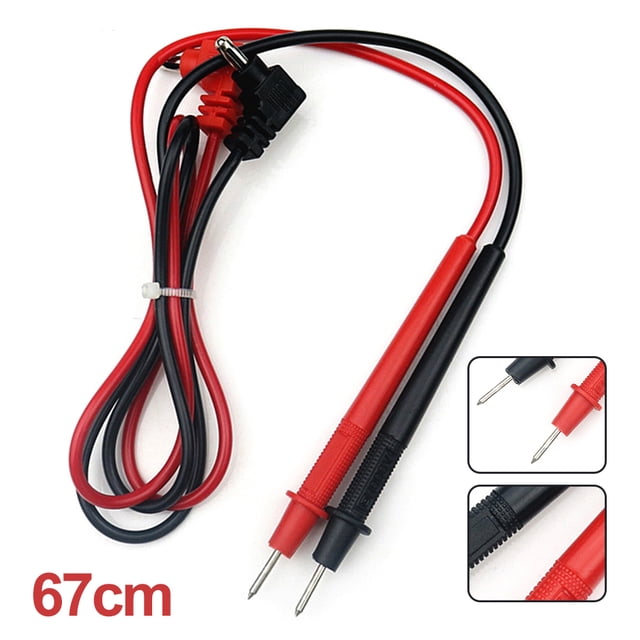1 Pair Universal Digital 1000V 10A Needle Tip Multimeter Probe Test Pen ...