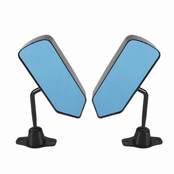 1 Pair Universal F1 Style Car Side Rearview Mirrors Door Wing Rear View Mirror for ABS Carbon Fiber Look,2 x Rearview Mirrors,Carbon Fiber Pattern