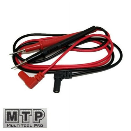 1 Pair Universal Probe Wire Cable Test Leads Pin Digital Multimeter Needle Tip