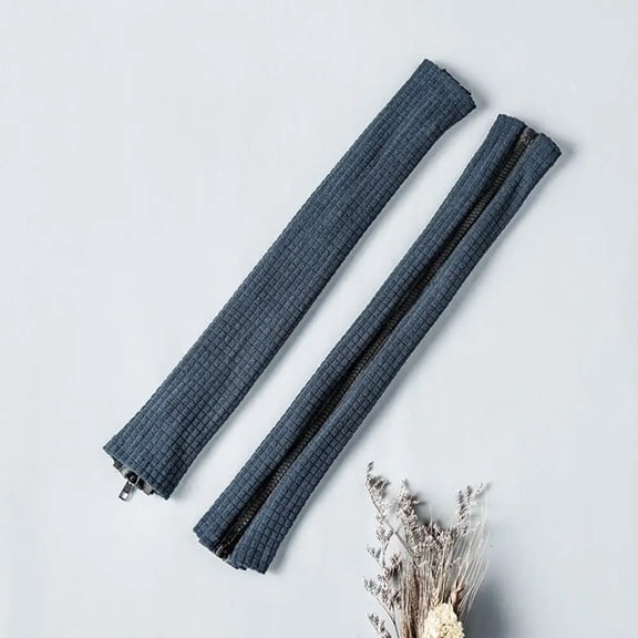 1 Pair Universal Solid Color Elastic Zip Armrest Covers Spandex Armrest Computer Chair Covers For Office Computer Chair