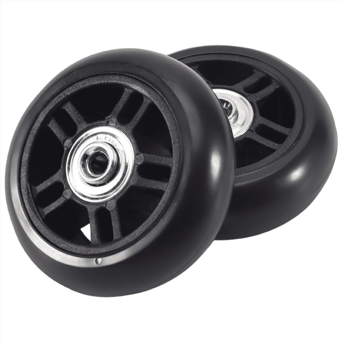 1 Pair Universal Swivel Luggage Suitcase Wheel Replacement Caster