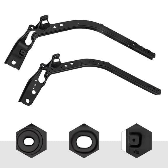 1 Pair Upper Tie Bar Radiator Supports Core Sub Assembly Fits for 2020 2021 2022 Ford Explorer L1MZ16138A