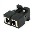 1 Pair VGA Extender Male Female to LAN RJ45 CAT5 CAT6 20M Network Cable Adapter