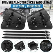 1 Pair Vintage Saddlebags For Motorcycle PU Saddle bags for Scooter Street Sportster