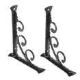 thumbnail image 1 of 1 Pair Wall Mounted Metal Brackets Invisible Floating Shelf Brackets Triangular Shelf Bracket Furniture Hardware, 1 of 19