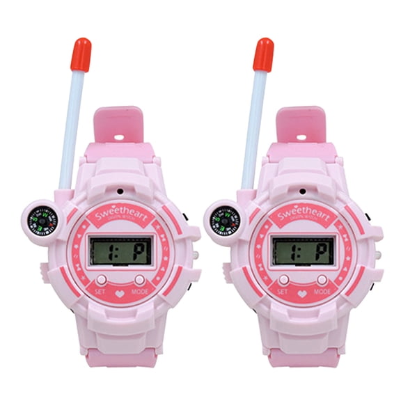 1 Pair Watch Wireless Walkie Talkie - Multifunction, USB Charging, with Antenna, for Outdoor Fun, Durable & Portable