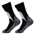 thumbnail image 1 of 1 Pair Waterproof Socks Elastic Breathable Mid Tube Soft Socks Foot Windproof Winter Hiking Wading Riding Skiing Socks for Outdoor Sports, 1 of 8