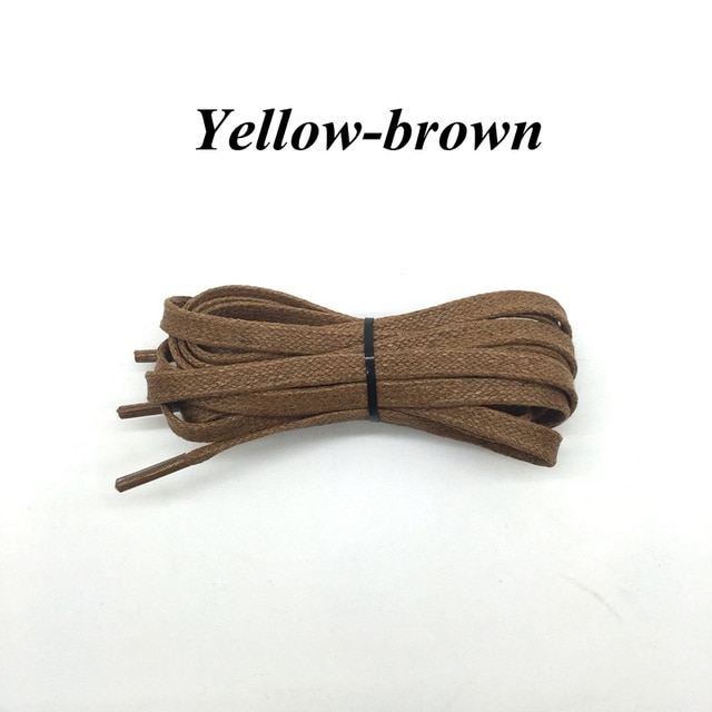 Cotton Waxed Shoelaces Round Oxford Shoe Laces Boots Laces Waterproof Leather  Shoelace Length 60/80/100/120/140/180 CM 1Pair