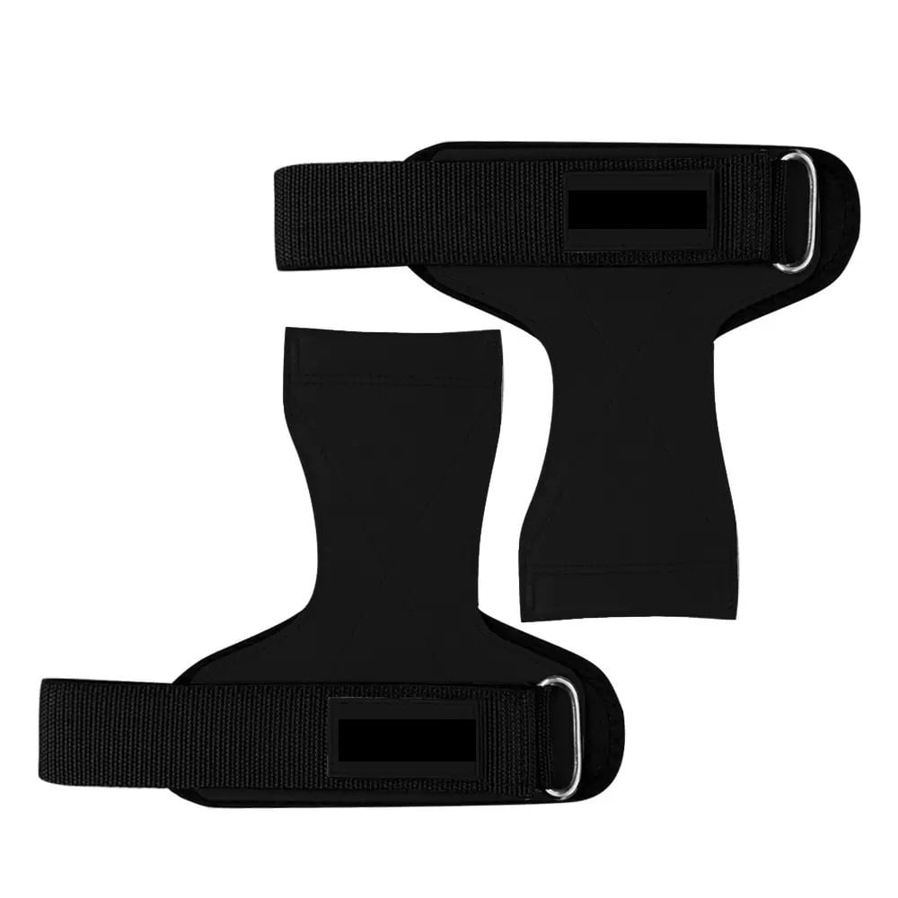 1 Pair Weight Lifting Wrist Strap, Double Layer Leather Wrist Strap for Deadlift and Powerlifting, Adjustable Neoprene Padded Wrist Wraps, for Men & Women,