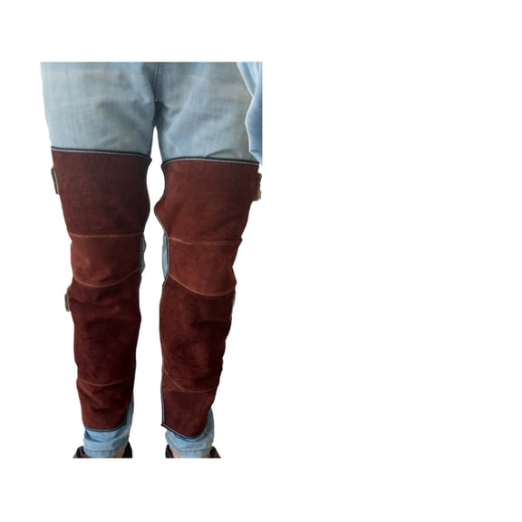 1 Pair Welder Foot Cover Leather Welding Spats Protective Shoes Feet Cover Protection Flame Resistant Boot Cover ,Easy to Operate