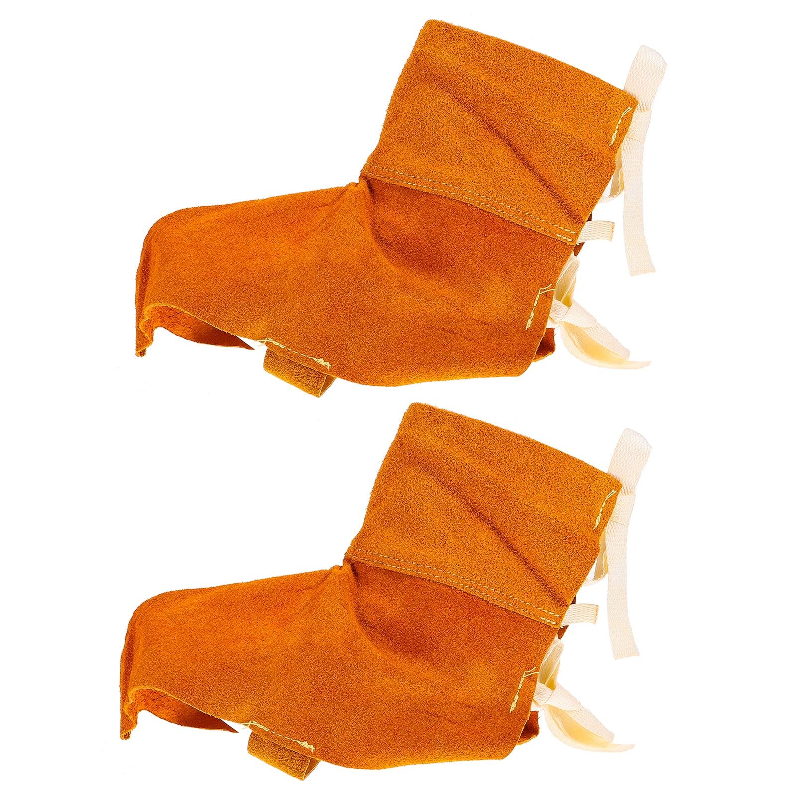1 Pair Welder Shoe Protector Welder Boot Protective Covers Cowhide