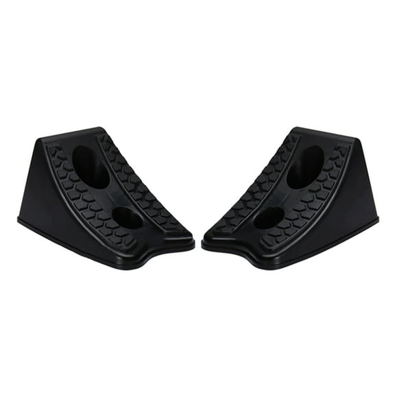1 Pair Wheel Chock Vehicle Car Truck Trailer Wheel Stop Block Slip Resist Base Tire Support Pad Wheel Stopper Control