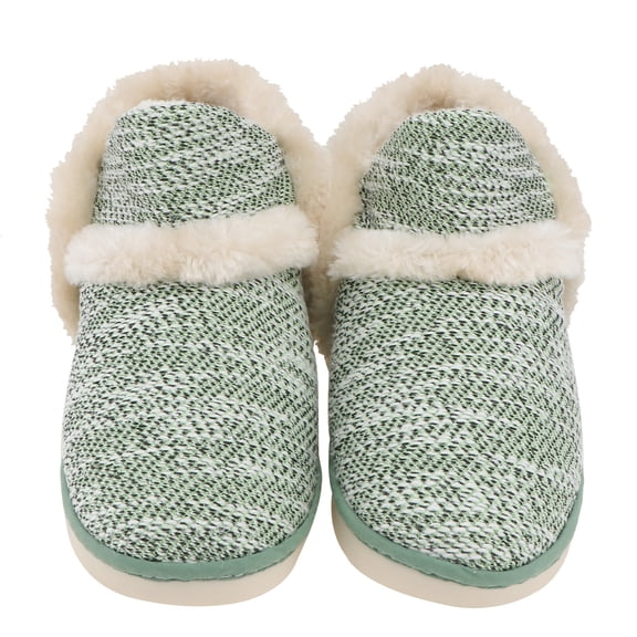 1 Pair Cozy Warm Winter Cotton Slippers for Home Use with Thickened Sole and Comfortable Design