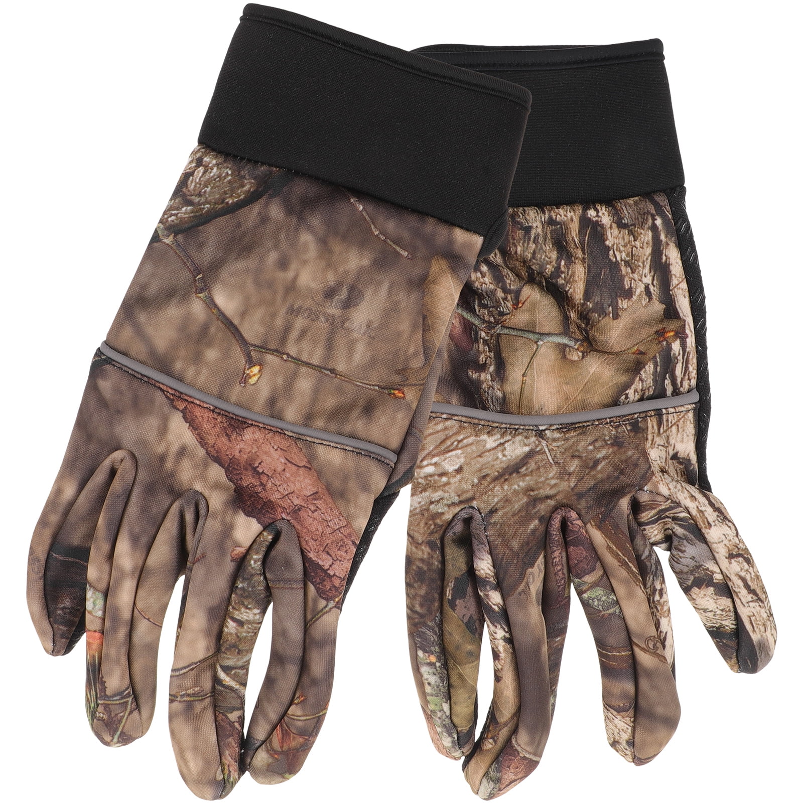 1 Pair Winter Outdoor Camo Jungle Skiing Gloves Windproof Gloves Thicken Warm Antislip Gloves