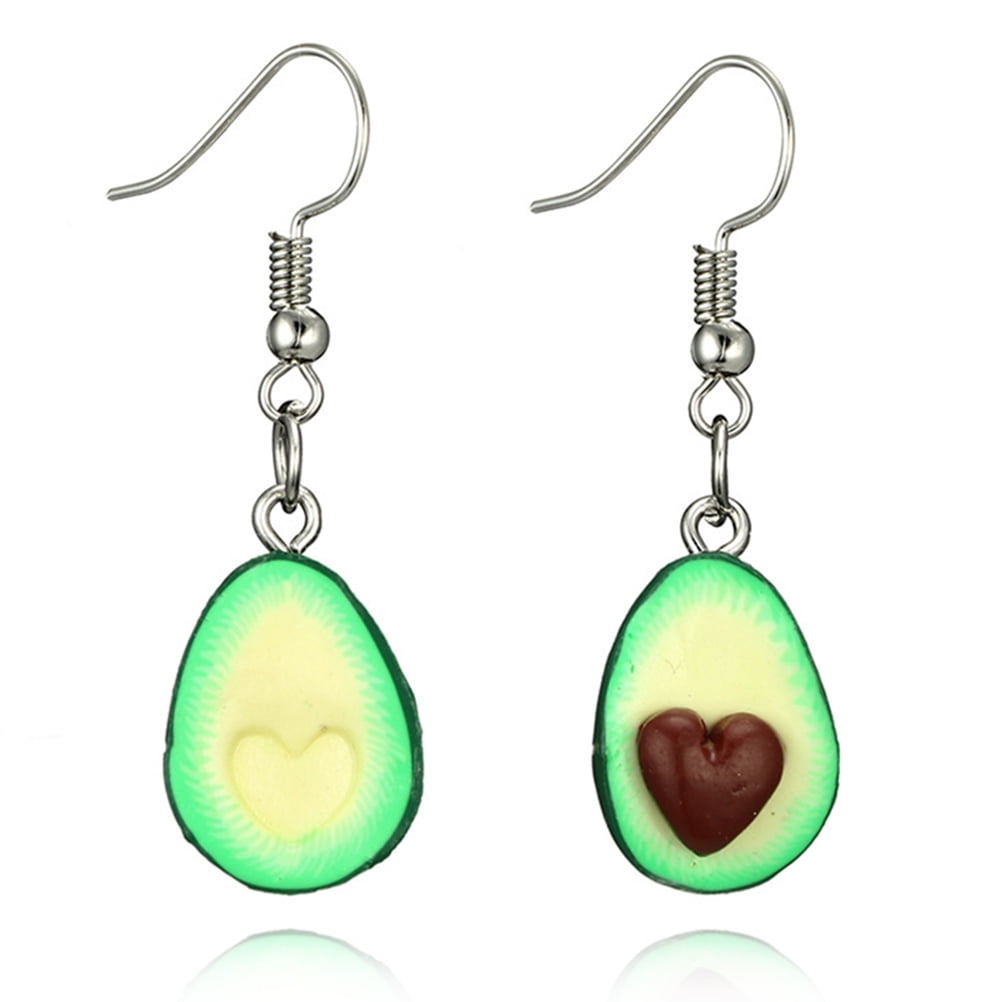 Avocado outlets and White Off the Chain Earrings