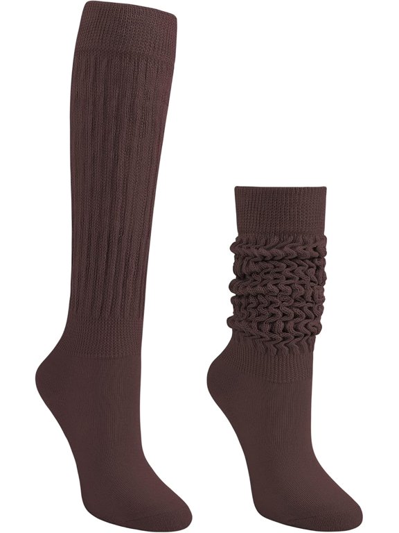 1 Pair Women Slouch Socks Knee High Scrunch Slouchy Socks, Soft Long Tube Socks for Women, 80s 90s Stacked Socks