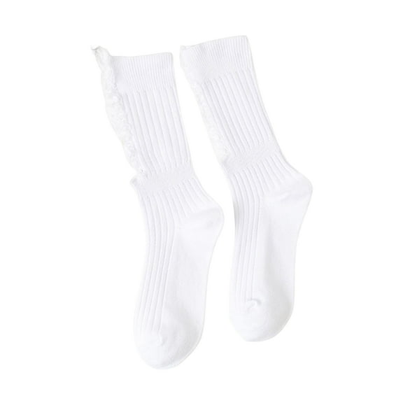 1 Pair Women's High Elasticity Cotton Stockings - Breathable, Sweat-Absorbing, and Soft with Ripped Long Holes - Ideal for Fitness