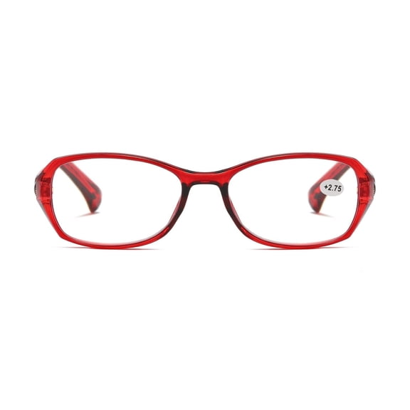 1 Pair Ladies Blue Light Blocking Reading Glasses Red Readers for Reading Paper work