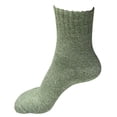 thumbnail image 1 of 1 Pair Womens Winter Casual Wool Blend Thick Knit Thermal Warm Crew Cozy Boot Socks Size 5-10, 1 of 4