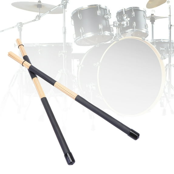 Wooden Rods Drum Stick Rubber Handle Drumstick High-quality Drumsticks Multiple Use Durable Cardio Drumming Classic Kit