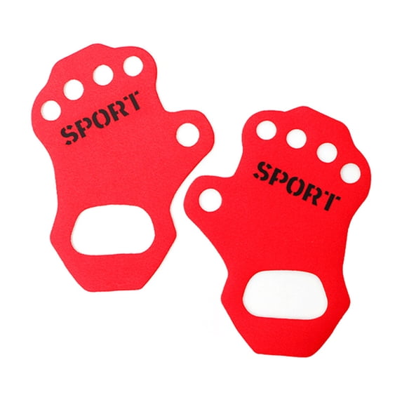 1 Pair Workout Hand Grips Ultralight Sweat-absorbing Palm Protection Weight Lifting Pull-ups Hand Grips Gym Gloves