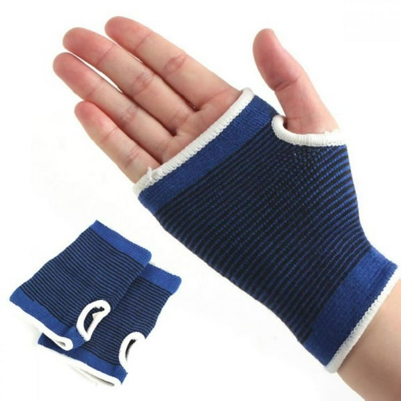 1 Pair Wrist Hand Support Glove Weightlifting Protect Palm Elastic Brace Sleeve Sports Bandage