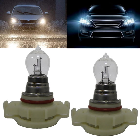 1 Pair for Psx24W Halogen Lamp Daytime Running Lights Glass Auto Bulbs
