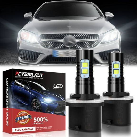 1 Pair of 880 881 LED Fog Driving Light Bulb Conversion Kit 6000k Super White Lamp